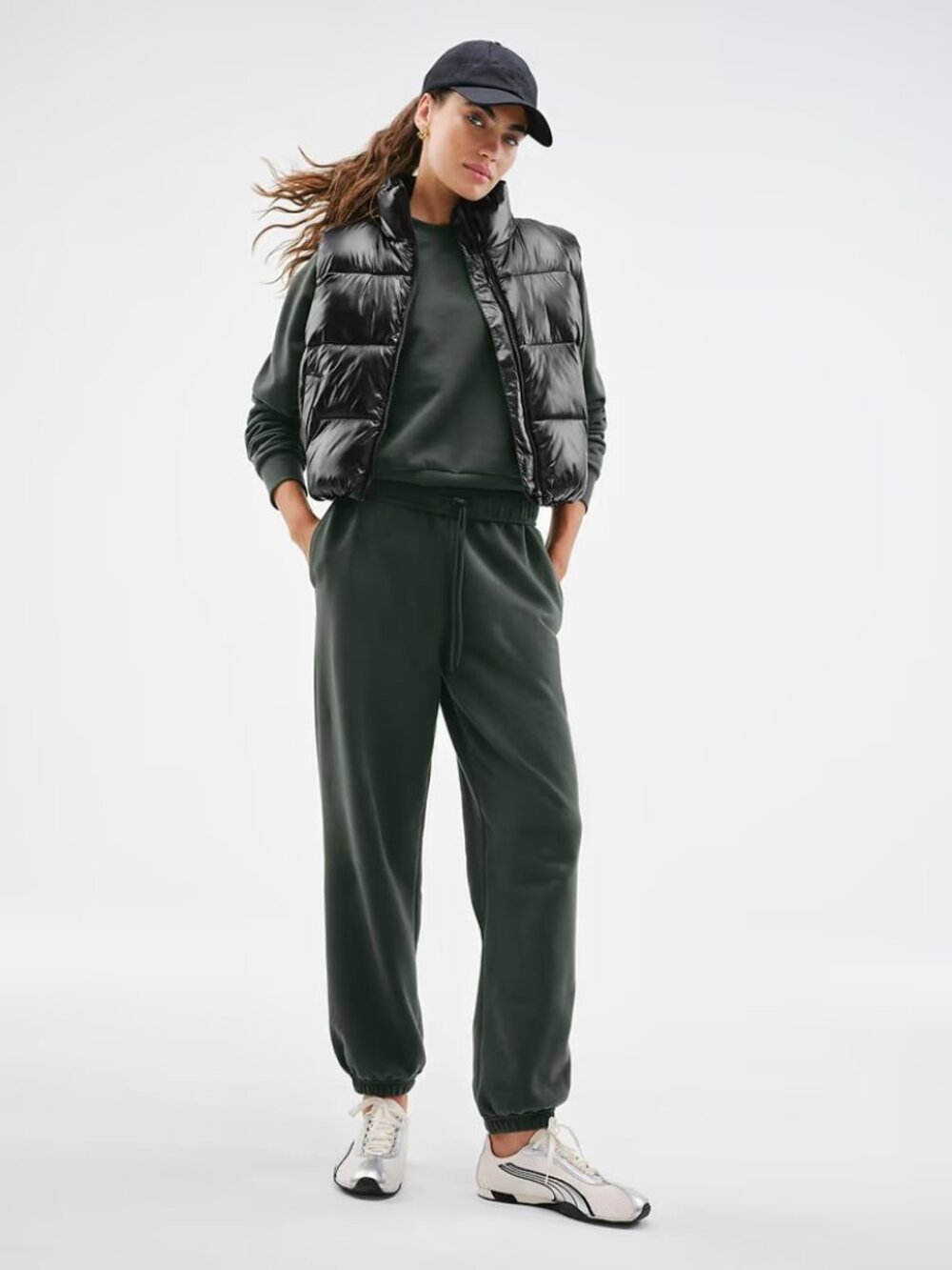 Size XL Athleta Forever Fleece High Rise Jogger in Elm